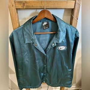 Nike Silk Jacket - Blue Size M